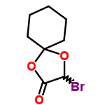 InChI=1/C8H11BrO3/c9-6-7(10)12-8(11-6)4-2-1-3-5-8/h6H,1-5H2