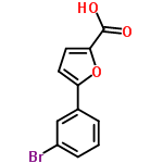 InChI=1/C11H7BrO3/c12-8-3-1-2-7(6-8)9-4-5-10(15-9)11(13)14/h1-6H,(H,13,14)