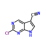 InChI=1/C7H3ClN4/c8-7-11-3-5-4(1-9)2-10-6(5)12-7/h2-3H,(H,10,11,12)