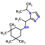 InChI=1/C17H32N4/c1-12(2)21-11-18-20-15(21)13(3)19-14-8-16(4,5)10-17(6,7)9-14/h11-14,19H,8-10H2,1-7H3