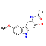 InChI=1/C14H16N2O4/c1-8(17)16-13(14(18)19)5-9-7-15-12-4-3-10(20-2)6-11(9)12/h3-4,6-7,13,15H,5H2,1-2H3,(H,16,17)(H,18,19)