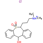 InChI=1/C19H23NO3S.ClH/c1-20(2)13-7-12-17-14-8-3-4-9-15(14)19(21)16-10-5-6-11-18(16)24(17,22)23;/h3-6,8-11,17,19,21H,7,12-13H2,1-2H3;1H