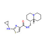 InChI=1/C17H26N4OS/c22-16(14-11-23-17(20-14)19-13-6-7-13)18-10-12-4-3-9-21-8-2-1-5-15(12)21/h11-13,15H,1-10H2,(H,18,22)(H,19,20)/t12-,15+/m0/s1