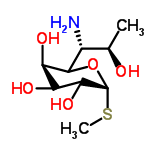 InChI=1/C9H19NO5S/c1-3(11)4(10)8-6(13)5(12)7(14)9(15-8)16-2/h3-9,11-14H,10H2,1-2H3/t3-,4-,5?,6-,7?,8?,9-/m1/s1