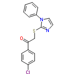 InChI=1/C17H13ClN2OS/c18-14-8-6-13(7-9-14)16(21)12-22-17-19-10-11-20(17)15-4-2-1-3-5-15/h1-11H,12H2