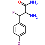 InChI=1/C9H10ClFN2O/c10-6-3-1-5(2-4-6)7(11)8(12)9(13)14/h1-4,7-8H,12H2,(H2,13,14)