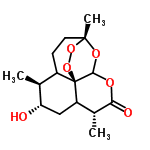 InChI=1/C15H22O6/c1-7-9-4-5-14(3)19-13-15(9,21-20-14)10(6-11(7)16)8(2)12(17)18-13/h7-11,13,16H,4-6H2,1-3H3/t7-,8+,9?,10?,11-,13?,14+,15+/m0/s1