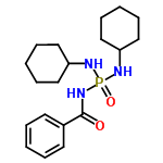 InChI=1/C19H30N3O2P/c23-19(16-10-4-1-5-11-16)22-25(24,20-17-12-6-2-7-13-17)21-18-14-8-3-9-15-18/h1,4-5,10-11,17-18H,2-3,6-9,12-15H2,(H3,20,21,22,23,24)