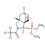 InChI=1/C12H15Cl3NO5P/c1-19-22(18,20-2)10-11-4-3-8(21-11)5-7(11)6-16(10)9(17)12(13,14)15/h3-4,7-8,10H,5-6H2,1-2H3/t7-,8+,10+,11-/m0/s1