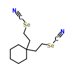 InChI=1/C12H18N2Se2/c13-10-15-8-6-12(7-9-16-11-14)4-2-1-3-5-12/h1-9H2