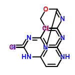 InChI=1/C20H14Cl2N8O2/c21-15-25-17-23-13-5-2-6-14(8-13)24-18-26-16(22)28-20(30-18)32-10-12-4-1-3-11(7-12)9-31-19(27-15)29-17/h1-8H,9-10H2,(H,23,25,27,29)(H,24,26,28,30)