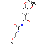 InChI=1/C14H22N2O5/c1-19-7-6-15-14(18)16-9-11(17)10-4-5-12(20-2)13(8-10)21-3/h4-5,8,11,17H,6-7,9H2,1-3H3,(H2,15,16,18)