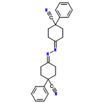 InChI=1/C26H26N4/c27-19-25(21-7-3-1-4-8-21)15-11-23(12-16-25)29-30-24-13-17-26(20-28,18-14-24)22-9-5-2-6-10-22/h1-10H,11-18H2/b29-23-,30-24-