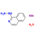 InChI=1/C9H9N3.BrH.H2O/c10-12-9-8-4-2-1-3-7(8)5-6-11-9;;/h1-6H,10H2,(H,11,12);1H;1H2