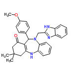 InChI=1/C30H30N4O2/c1-30(2)16-24-28(26(35)17-30)29(19-12-14-20(36-3)15-13-19)34(25-11-7-6-10-23(25)31-24)18-27-32-21-8-4-5-9-22(21)33-27/h4-15,29,31H,16-18H2,1-3H3,(H,32,33)