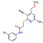 InChI=1/C17H16BrN3O2S/c1-11-6-12(9-23-2)15(8-19)17(20-11)24-10-16(22)21-14-5-3-4-13(18)7-14/h3-7H,9-10H2,1-2H3,(H,21,22)