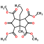 InChI=1/C20H26O10/c1-7-8-20-11(17(25)29-5)13(21)9(15(23)27-3)19(20,2)10(16(24)28-4)14(22)12(20)18(26)30-6/h9-12H,7-8H2,1-6H3