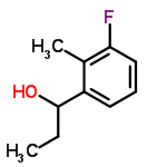 InChI=1/C10H13FO/c1-3-10(12)8-5-4-6-9(11)7(8)2/h4-6,10,12H,3H2,1-2H3