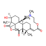 InChI=1/C25H39NO6/c1-15-16(13-21(29)32-12-11-26(4)5)7-8-17-22(15)18(27)14-19-24(17,2)10-9-20(28)25(19,3)23(30)31-6/h13,15,17,19-20,22,28H,7-12,14H2,1-6H3/b16-13+/t15-,17-,19+,20-,22-,24+,25+/m0/s1