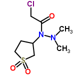 InChI=1/C8H15ClN2O3S/c1-10(2)11(8(12)5-9)7-3-4-15(13,14)6-7/h7H,3-6H2,1-2H3