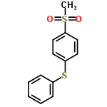 InChI=1/C13H12O2S2/c1-17(14,15)13-9-7-12(8-10-13)16-11-5-3-2-4-6-11/h2-10H,1H3