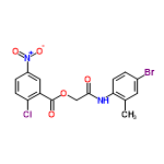 InChI=1/C16H12BrClN2O5/c1-9-6-10(17)2-5-14(9)19-15(21)8-25-16(22)12-7-11(20(23)24)3-4-13(12)18/h2-7H,8H2,1H3,(H,19,21)