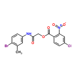 InChI=1/C16H12BrClN2O5/c1-9-6-11(3-5-13(9)17)19-15(21)8-25-16(22)12-4-2-10(18)7-14(12)20(23)24/h2-7H,8H2,1H3,(H,19,21)