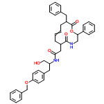 InChI=1/C41H44N2O6/c44-28-36(25-31-20-22-37(23-21-31)48-29-32-14-6-2-7-15-32)43-39(45)26-34-18-10-11-19-35(24-30-12-4-1-5-13-30)41(47)49-38(27-42-40(34)46)33-16-8-3-9-17-33/h1-17,20-23,34-36,38,44H,18-19,24-29H2,(H,42,46)(H,43,45)