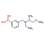 InChI=1/C13H22BNO3/c1-4-15(11(2)10-18-3)9-12-6-5-7-13(8-12)14(16)17/h5-8,11,16-17H,4,9-10H2,1-3H3