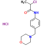 InChI=1/C14H19ClN2O2.ClH/c1-11(15)14(18)16-13-4-2-12(3-5-13)10-17-6-8-19-9-7-17;/h2-5,11H,6-10H2,1H3,(H,16,18);1H