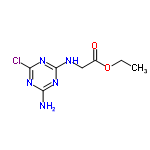 InChI=1/C7H10ClN5O2/c1-2-15-4(14)3-10-7-12-5(8)11-6(9)13-7/h2-3H2,1H3,(H3,9,10,11,12,13)