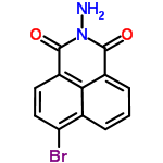 InChI=1/C12H7BrN2O2/c13-9-5-4-8-10-6(9)2-1-3-7(10)11(16)15(14)12(8)17/h1-5H,14H2