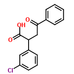 InChI=1/C16H13ClO3/c17-13-8-4-7-12(9-13)14(16(19)20)10-15(18)11-5-2-1-3-6-11/h1-9,14H,10H2,(H,19,20)