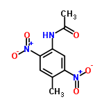 InChI=1/C9H9N3O5/c1-5-3-9(12(16)17)7(10-6(2)13)4-8(5)11(14)15/h3-4H,1-2H3,(H,10,13)