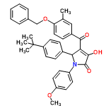 InChI=1/C36H35NO5/c1-23-21-26(13-20-30(23)42-22-24-9-7-6-8-10-24)33(38)31-32(25-11-14-27(15-12-25)36(2,3)4)37(35(40)34(31)39)28-16-18-29(41-5)19-17-28/h6-21,32,39H,22H2,1-5H3