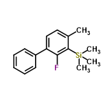 InChI=1/C16H19FSi/c1-12-10-11-14(13-8-6-5-7-9-13)15(17)16(12)18(2,3)4/h5-11H,1-4H3