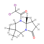 InChI=1/C12H18Cl2N2O2/c1-11(2)6-15-8(17)4-5-12(15,3)16(7-11)10(18)9(13)14/h9H,4-7H2,1-3H3/t12-/m1/s1