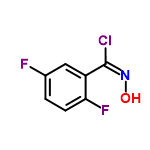 InChI=1/C7H4ClF2NO/c8-7(11-12)5-3-4(9)1-2-6(5)10/h1-3,12H/b11-7+