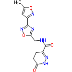 InChI=1/C12H12N6O4/c1-6-4-8(17-21-6)11-14-10(22-18-11)5-13-12(20)7-2-3-9(19)16-15-7/h4H,2-3,5H2,1H3,(H,13,20)(H,16,19)