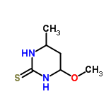 InChI=1/C6H12N2OS/c1-4-3-5(9-2)8-6(10)7-4/h4-5H,3H2,1-2H3,(H2,7,8,10)