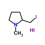 InChI=1/C6H12IN.HI/c1-8-4-2-3-6(8)5-7;/h6H,2-5H2,1H3;1H