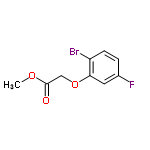 InChI=1/C9H8BrFO3/c1-13-9(12)5-14-8-4-6(11)2-3-7(8)10/h2-4H,5H2,1H3