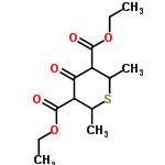 InChI=1/C13H20O5S/c1-5-17-12(15)9-7(3)19-8(4)10(11(9)14)13(16)18-6-2/h7-10H,5-6H2,1-4H3