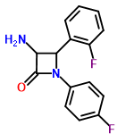 InChI=1/C15H12F2N2O/c16-9-5-7-10(8-6-9)19-14(13(18)15(19)20)11-3-1-2-4-12(11)17/h1-8,13-14H,18H2