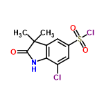 InChI=1/C10H9Cl2NO3S/c1-10(2)6-3-5(17(12,15)16)4-7(11)8(6)13-9(10)14/h3-4H,1-2H3,(H,13,14)