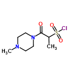 InChI=1/C8H15ClN2O3S/c1-7(15(9,13)14)8(12)11-5-3-10(2)4-6-11/h7H,3-6H2,1-2H3