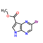 InChI=1/C8H6BrN3O2/c1-14-8(13)4-2-10-7-6(4)12-5(9)3-11-7/h2-3H,1H3,(H,10,11)