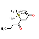 InChI=1/C12H22O2Si/c1-6-8-11(14)12(15(3,4)5)9-10(13)7-2/h9H,6-8H2,1-5H3/b12-9-