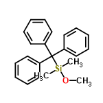 InChI=1/C22H24OSi/c1-23-24(2,3)22(19-13-7-4-8-14-19,20-15-9-5-10-16-20)21-17-11-6-12-18-21/h4-18H,1-3H3