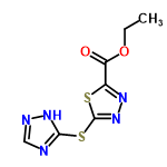 InChI=1/C7H7N5O2S2/c1-2-14-5(13)4-10-12-7(15-4)16-6-8-3-9-11-6/h3H,2H2,1H3,(H,8,9,11)